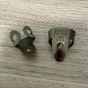 Vintage Dunlop Brass Finger Picks